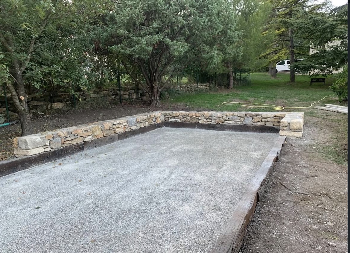 Création de terrain de pétanque